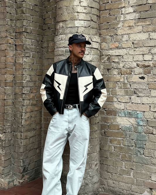 Thunderbolt Racer FAUX Leather Jacket