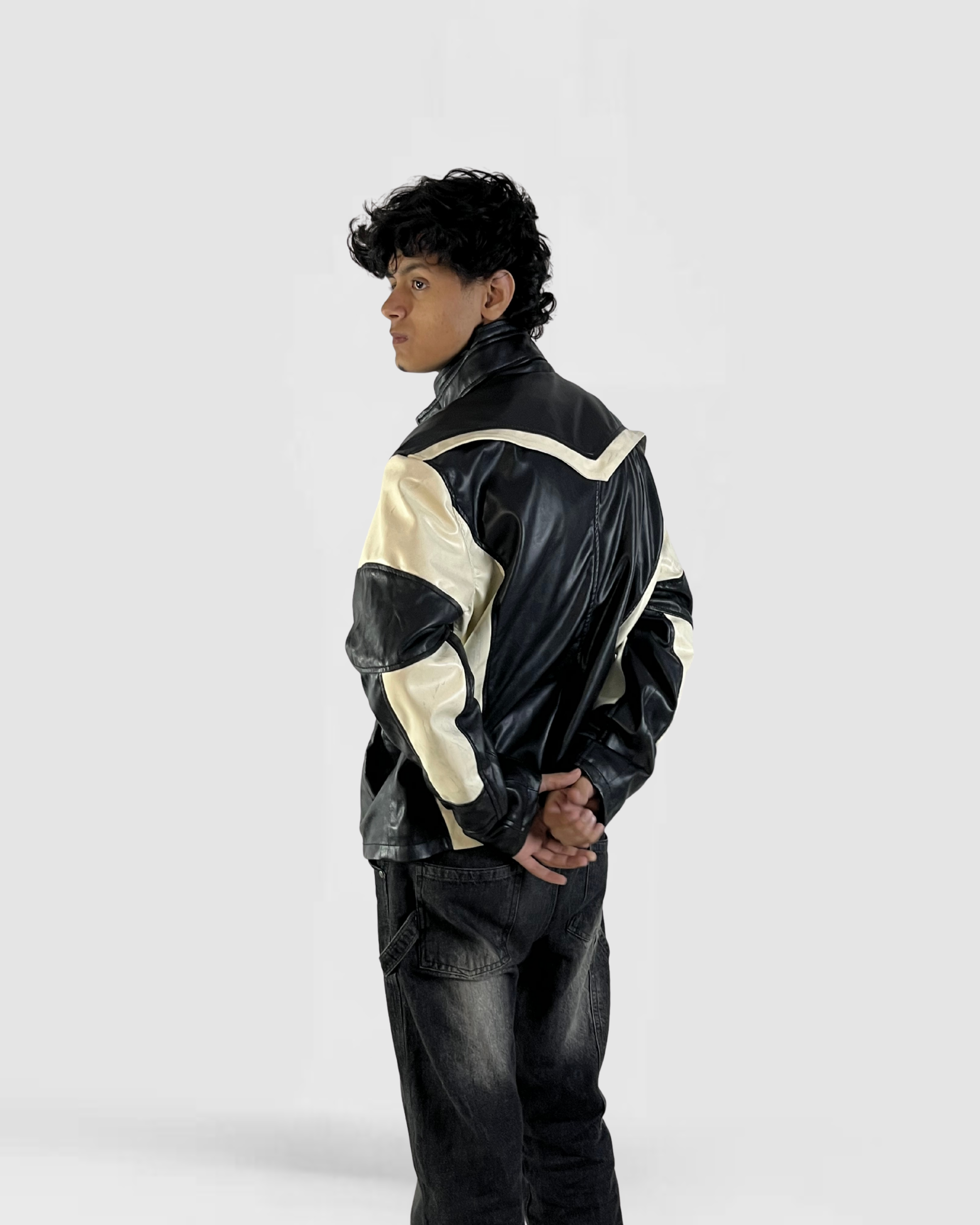 Thunderbolt Racer FAUX Leather Jacket