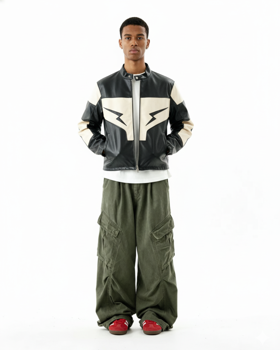 Thunderbolt Racer FAUX Leather Jacket