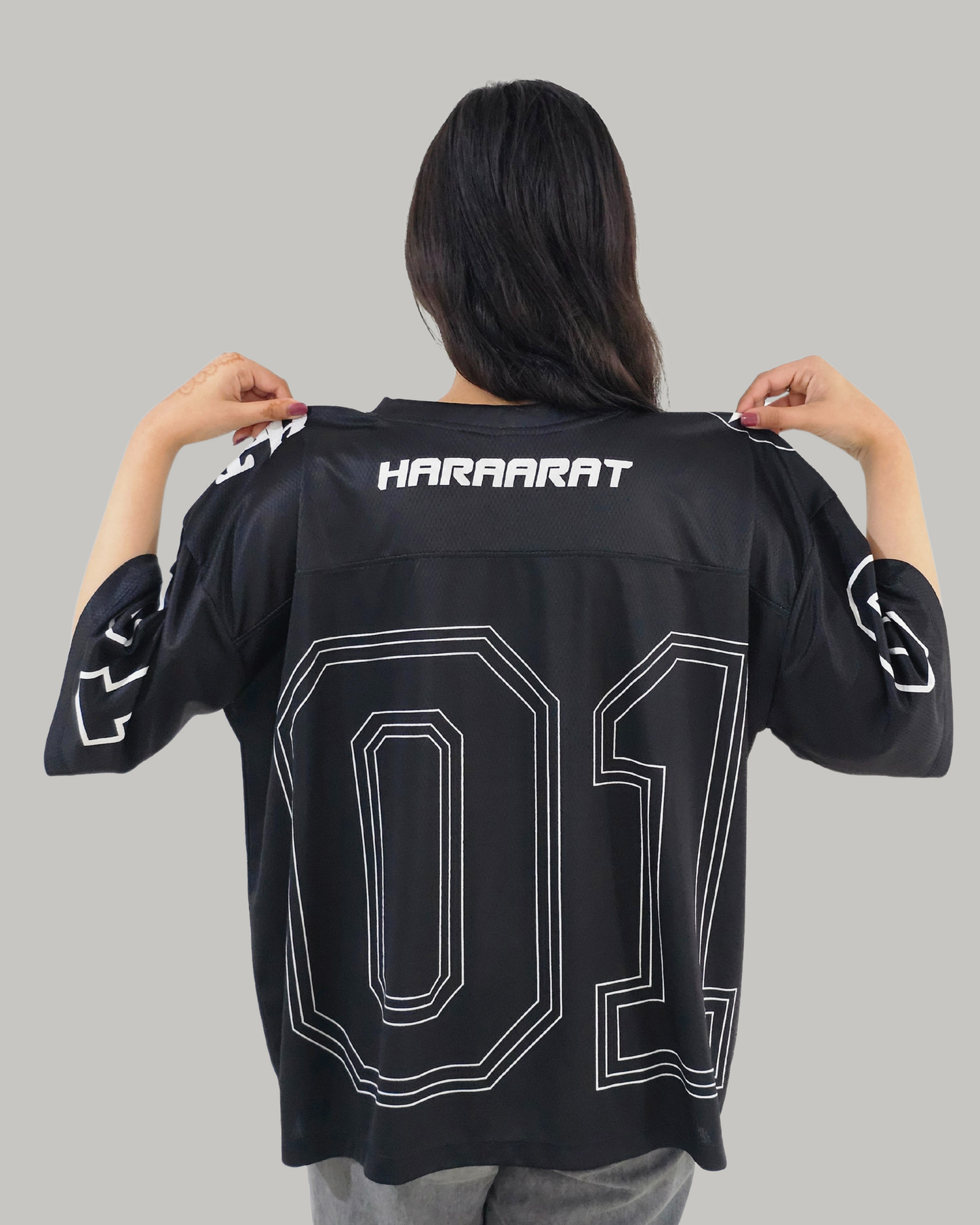 01 BLACK UNISEX JERSEY