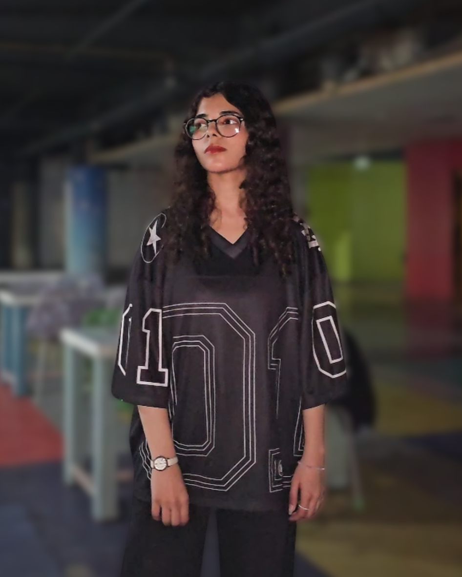 01 BLACK UNISEX JERSEY