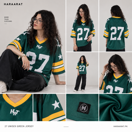 27 UNISEX GREEN JERSEY