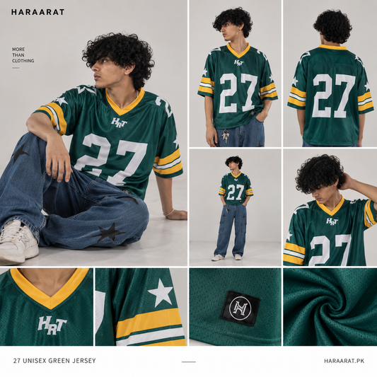 27 UNISEX GREEN JERSEY